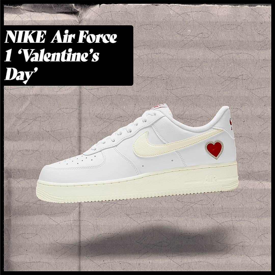 shoes ????さんのインスタグラム写真 - (shoes ????Instagram)「The Nike Air Force 1 takes a shot from Cupid’s arrow this month. ❣️ Are these worth a seasonal cop?👇  #sneakernews #sneakers #nicekicks #kicksonfire #hypbeast #brkicks #complexsneakers #kickstagram #yeezy #supreme #goat #resellercommunity」1月26日 4時54分 - shoes