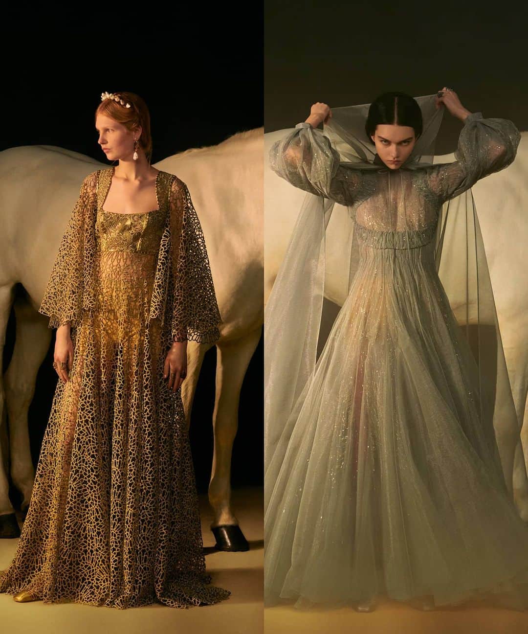 ZOO Magazineさんのインスタグラム写真 - (ZOO MagazineInstagram)「Maria Grazia Chiuri takes us in to the magical realm with the @dior SS21 Haute Couture collection. Tarot cards become the inspiration for the collection with their symbolic lexicon full of complex and fascinating characters. The rich visual language of the cards finds itself translated into a series of dresses featuring virtuoso constructions, a testimony to DIOR’s unique savoir-faire and craft excellence.  #dior #hautecouture #mariagraziachiuri #ss21」1月26日 5時05分 - zoomagazine