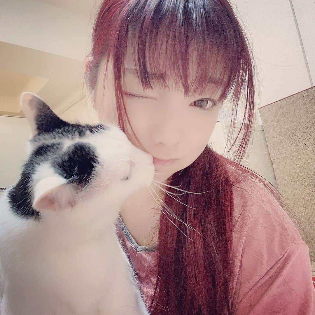 ツナマヨのインスタグラム：「ちゅっ」