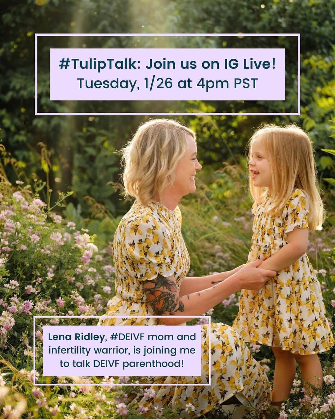 カミーユ・グアティさんのインスタグラム写真 - (カミーユ・グアティInstagram)「Join me tomorrow for an #IGLIVE with @lenaridley on #TulipTalkTuesday 4pm PST!  As a fellow #donormomma we will be having an open, honest conversation about our experience with #donorconception and how grateful we are to be #mothers  DM me your questions. See you tomorrow!  @tulipfertility #donoreggbaby #infertility #infertilityawareness #fertilityjourney #fertilitysupport #ivfjourney #ivfwarrior #ivfcommunity #ivfsupport」1月26日 5時13分 - camilleguaty