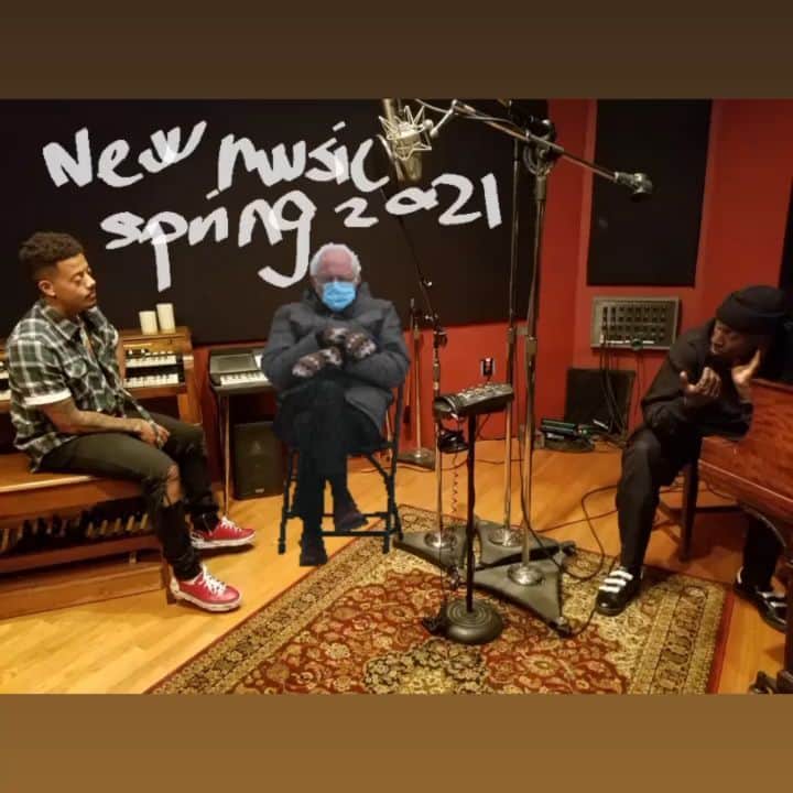 のインスタグラム：「You've been waiting. We've been waiting. Bernie's been waiting. Spring 2021💥👊🏿👊🏾」