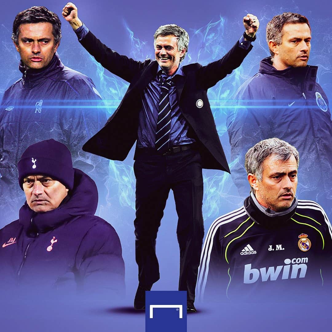 のインスタグラム：「. 🎊 Happy 58th Birthday, @josemourinho !!🎂 . #soccer #football #hbd #portugal #josemourinho #mourinho #サッカー #フットボール #モウリーニョ #⚽」