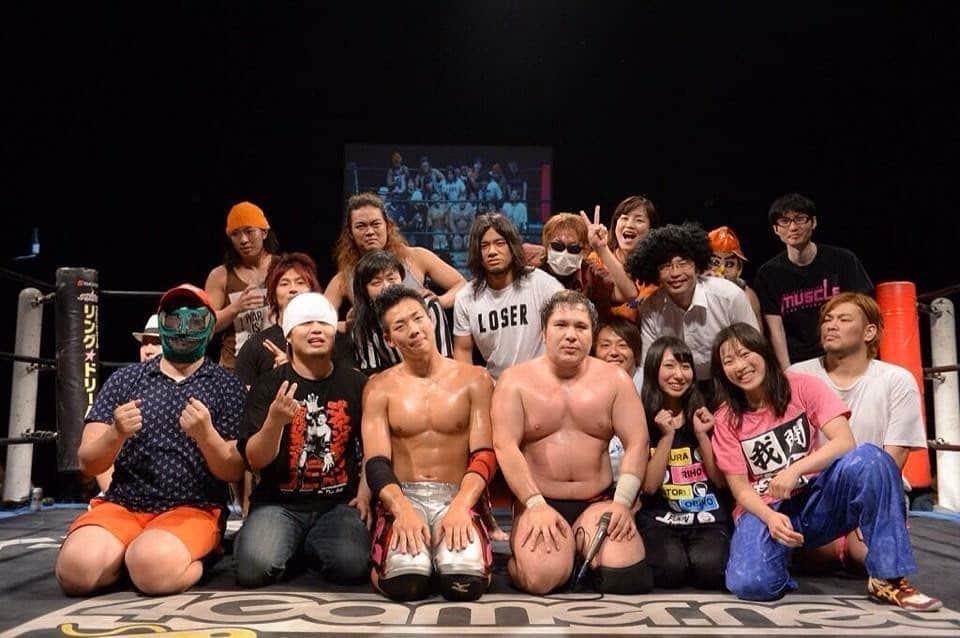 竹下幸之介のインスタグラム：「7years ago  #ddtpro #gtmv #yasu #urano」