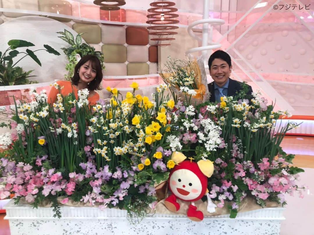 フジテレビ「めざましテレビ」さんのインスタグラム写真 - (フジテレビ「めざましテレビ」Instagram)「. きょうのお花は「水仙」🌸 香りのいい水仙はフレグランスとして お部屋に飾るのもオススメだよ😊 #めざましテレビ  #酒主義久 #井上清華」1月26日 14時40分 - mezamashi.tv