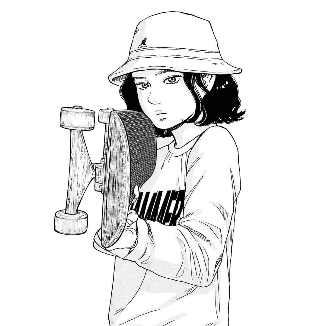 マキヒロチのインスタグラム：「Momo #sketchy」