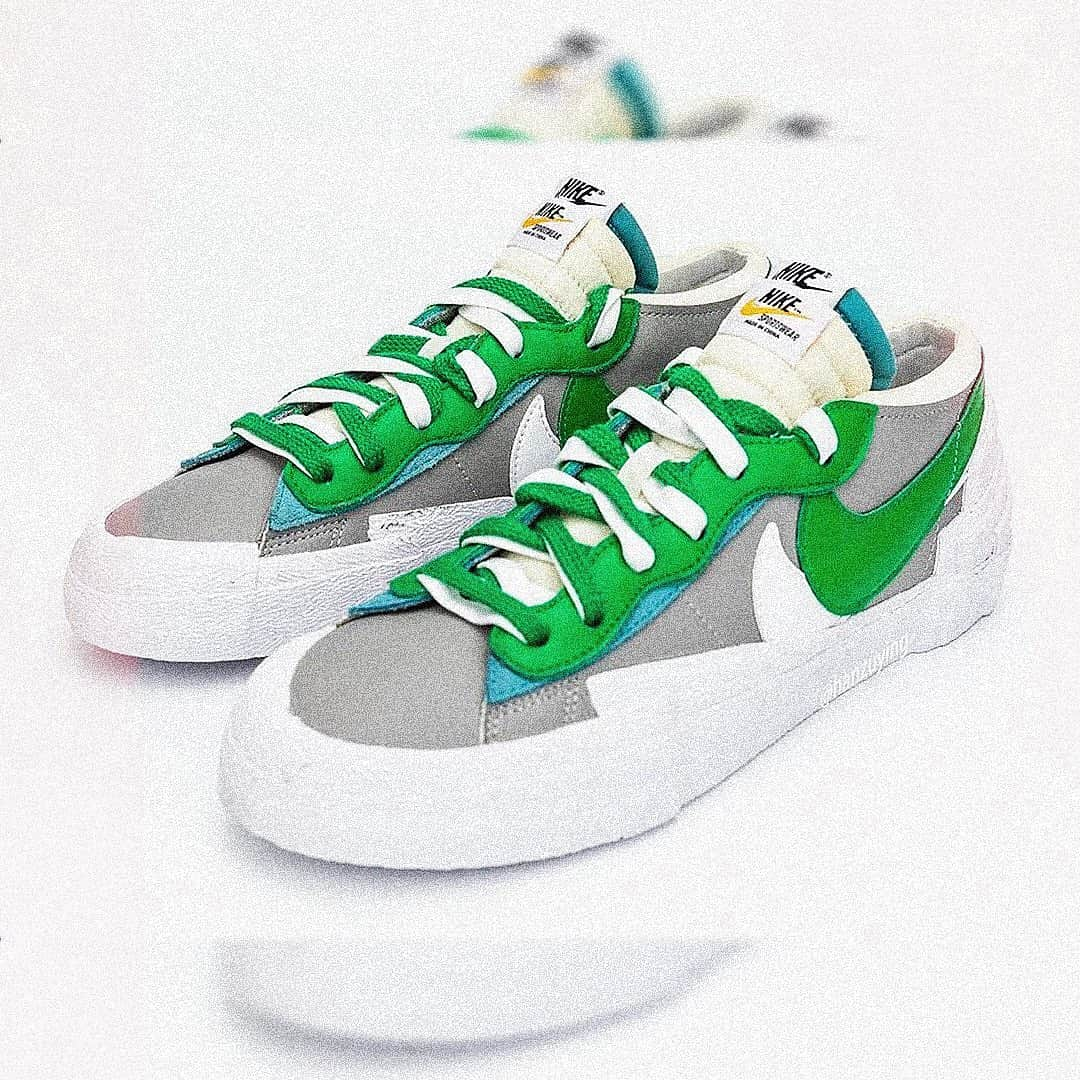 shoes ????さんのインスタグラム写真 - (shoes ????Instagram)「Where do these upcoming Blazer Low “Classic Green”s sit in the list of sacai x Nike collabs? 🧐 Drop: TBA 2021  📸 : @hanzuying   #sneakernews #sneakers #nicekicks #kicksonfire #yeezy #blazer #berniesanders #supreme #sacaiwaffle #hypebeast #complexsneakers #brkicks #highsnobiety #goat #igsneakercommunity」1月27日 0時25分 - shoes