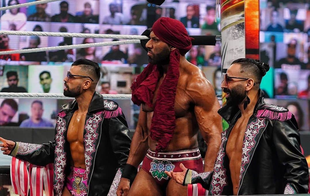 WWEさんのインスタグラム写真 - (WWEInstagram)「#IndusSher and the #WWEChampion @dmcintyrewwe get the win over @jindermahal & the #BollywoodBoyz! #WWESuperstarSpectacle」1月27日 1時04分 - wwe