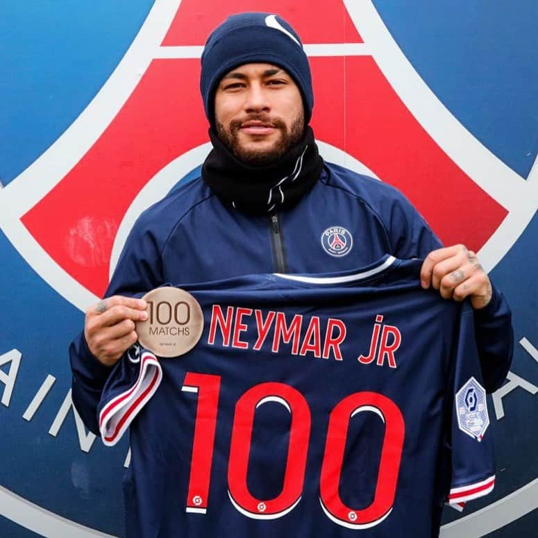 ネイマールさんのインスタグラム写真 - (ネイマールInstagram)「100 Matchs 🔥」1月27日 1時06分 - neymarjr