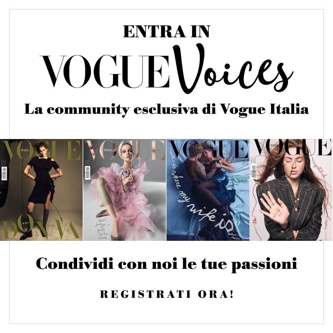 Vogue Italiaさんのインスタグラム写真 - (Vogue ItaliaInstagram)「Scopri la community di Vogue Italia; segui le ultime tendenze, condividi le tue passioni, registrati subito! Scopri di più nel link in bio #voguecommunity #vogue」1月26日 17時59分 - vogueitalia