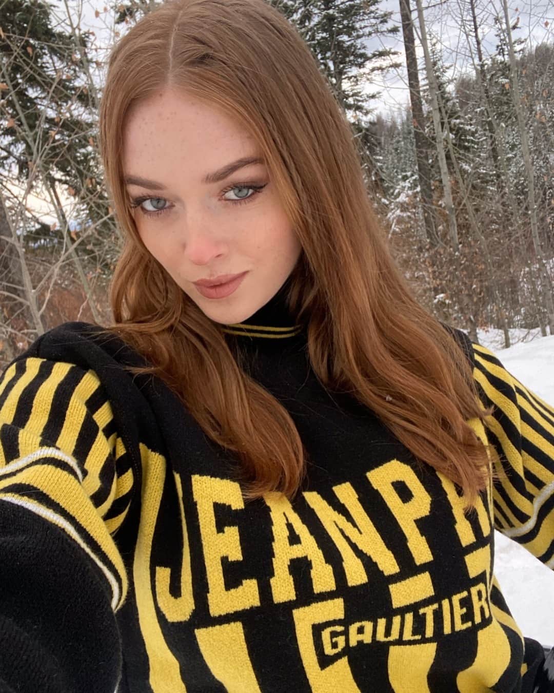 のインスタグラム：「Can you feel the heat?  @larsenthompson #HouseOfGaultier #JeanPaulGaultier」