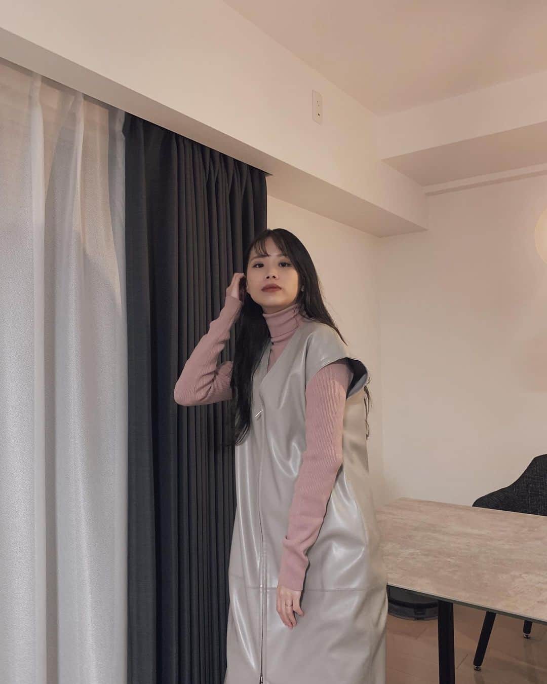 藤木祐凪のインスタグラム：「ぴんくぐれー🍑  #lecielbleu  #envylook  #envylook_japan」
