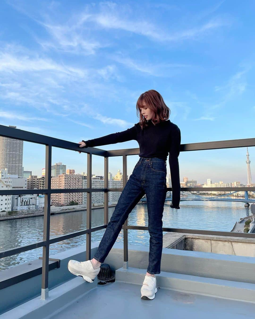 加藤ナナさんのインスタグラム写真 - (加藤ナナInstagram)「シンプルな気分の時の #かとうこーで　👖」1月26日 18時56分 - katouchan