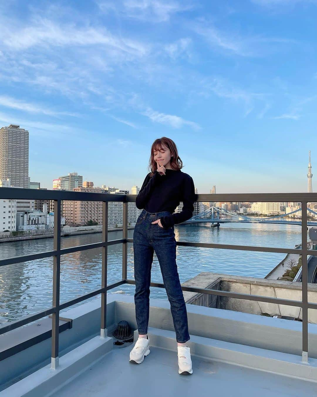 加藤ナナさんのインスタグラム写真 - (加藤ナナInstagram)「シンプルな気分の時の #かとうこーで　👖」1月26日 18時56分 - katouchan