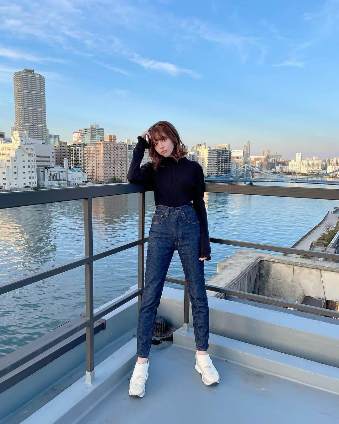 加藤ナナさんのインスタグラム写真 - (加藤ナナInstagram)「シンプルな気分の時の #かとうこーで　👖」1月26日 18時56分 - katouchan