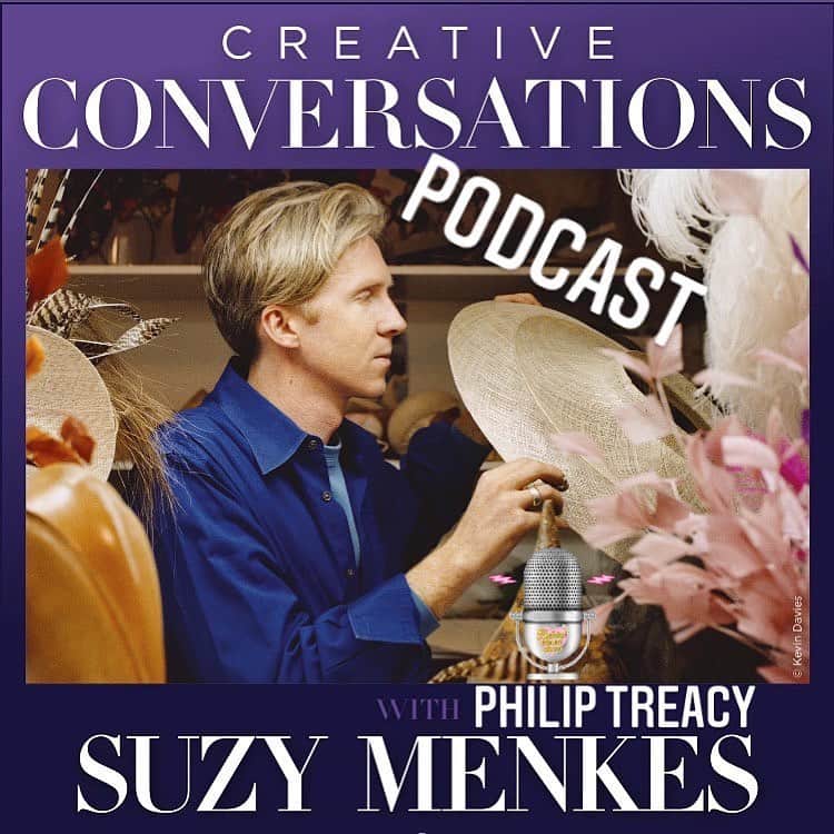 フィリップトレーシーさんのインスタグラム写真 - (フィリップトレーシーInstagram)「#repost @suzymenkes   In Ep4 of S3 of my Podcast Creative Conversations - I talk to Milliner Philip Treacy   **Link in bio  Behind the story of the little boy who sneaked over to use his mother’s sewing machine is a man who has had a profound effect on famous fashion houses: from Karl Lagerfeld at Chanel to Ralph Lauren, Valentino to Gianni Versace.  Making hats not just for his friends, like fashion lover Isabella Blow and designer Alexander McQueen, but also the Royal Family, plus all the clients he has across the world - some formal, others wild and wonderful - it is Philip who describes the hat as "not only an accessory, but a visual indicator."  The secret of Philip Treacy’s success is not his connection to fame - although well deserved - it is his extraordinary talent. This is all currently displayed in a large-scale exhibition of his hats at the Erarta Museum in Saint Petersburg, Russia, which has people queuing round the block to see it.  Produced by Natasha Cowan @tashonfash Edited by Tim Thornton @timwthornton Music by @joergzuber Graphics by Paul Wallis  Photograph by @mrkevindavies   You can hear this Podcast- just click on the 🎧🎙️LINK IN BIO🎙️🎧 #applepodcast #spotifypodcast #stitcherpodcast #googlepodcasts #youtube #amazonpodcast   #creativeconversionswithsuzymenkes #suzypod #podcast #suzymenkes  @philiptreacy #philiptreacy #philiptreacyhat #karllagerfeld #chanel #gianniversace #valentino #erarta_museum #erarta @erarta_museum」1月26日 19時26分 - philiptreacy