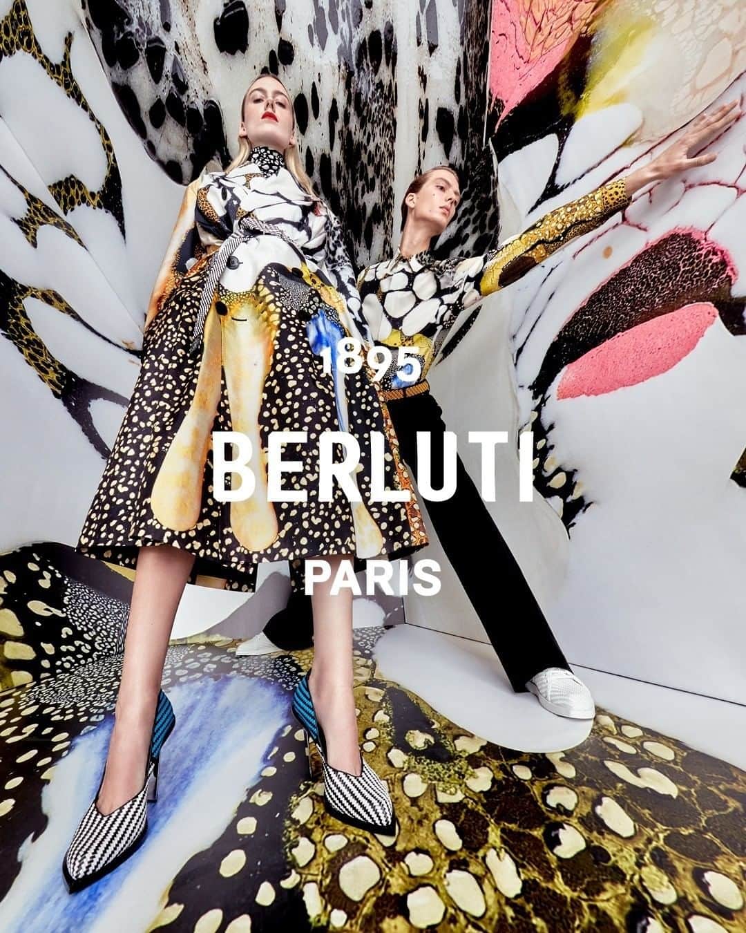 ベルルッティのインスタグラム：「- THE #BERLUTI x BRIAN ROCHEFORT CAMPAIGN -  The Summer 2021 collection is a result of a dialogue between Artistic Director @kris_van_assche and Ceramicist Artist @energygloop.  The garments and accessories expand on the new codes established for Berluti under Kris Van Assche. A passionate ceramics collector, the Artistic Director’s vision is continually informed by the textures and colours related to ceramic art. This, in turn, draws natural parallels to the patina methods practised by Berluti’s own artisans in Italy. In #BrianRochefort oeuvre – an experimental and progressive force in the ceramic arena – Kris Van Assche identified a common thread with the sartorial dialogue between tradition and change embodied by Berluti. Inspired by volcanoes and exotic plants, the artist’s exuberant signature blends intuitively with the augmented natural texture and colour language exercised at the house.  Now available In-Store and on the E-Shop. Swipe left to shop.  Photography by @julienmartinezleclerc  Creative Direction by #krisvanassche and @mmparisdotcom  Styling by @mauricionardi」