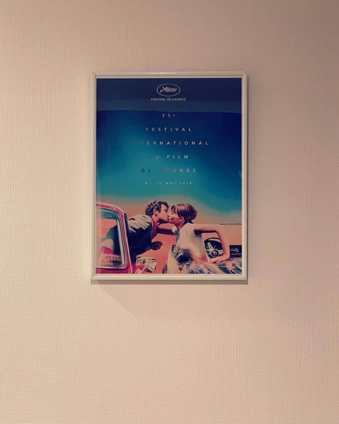尚玄さんのインスタグラム写真 - (尚玄Instagram)「I love my new poster at the entrance:)  #PierrotLeFou #気狂いピエロ #JeanLucGodard  #JeanPaulBelmondo #AnnaKarina #Cannes2018」1月26日 19時45分 - shogenism