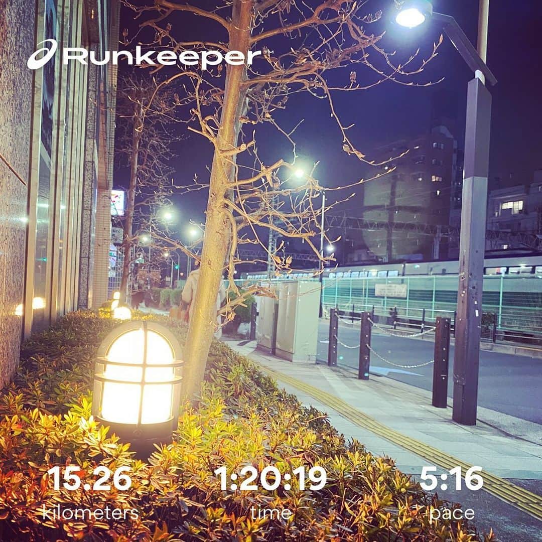 のインスタグラム：「帰宅RUN♪ #帰宅ラン #明日 #雨降るので #少し長めに #ハシリマスタグラム」