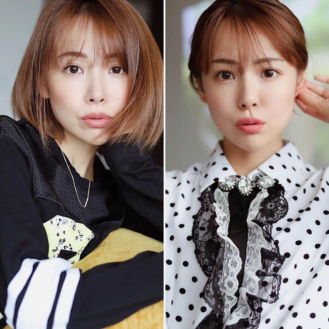 小松あやのインスタグラム：「. いつのだよ！って写真ですが、 　 中村アンちゃんがイメージキャラクターの カラコン『LALISH(レリッシュ)』  「大人のオン/オフカラコン」ということで、 私もウェブサイトの方に 着用モデルとして登場させていただきました🙏✨ 　 　 左： #ヴィンテージシック 着色直径14.０mm つけてるかどうかわからないほぼ裸眼のカラコン🪐 だけどほんのり色づいて、 絶妙なヌーディー感を出してくれる。 オフの日につけたいカラコン！  右： #ミスティックベージュ 着色直径14.２mm かわいいんだけど幼くなりすぎない 大人っぽいベージュカラーがいい感じ👌 ちょっと華やかさを出したい日に( ˘͈ ᵕ ˘͈♡) 　   どっちも好きだけど、 ヴィンテージシックは、 今までつけたことないぐらいの ヌーディーめな仕上がりで、かなりお気に入り。 　 　 どれも盛りすぎず落ち着いた華やかさが出るから、 カラコンは抵抗あるって人も、 このシリーズはほんとおすすめです✌️💫 　 　 #LALISH  #中村アン #カラコンレポ ＃カラコンレビュー #カラーコンタクト #カラコン着画 #ナチュラルカラコン #ナチュラル系カラコン #ワンデーカラコン #おすすめカラコン #カラコンまとめ #裸眼風カラコン #色素薄い系カラコン #大人カラコン #ブラウンカラコン #ベージュカラコン #カラコン好きさんと繋がりたい #アイメイク #お仕事メイク #pr」
