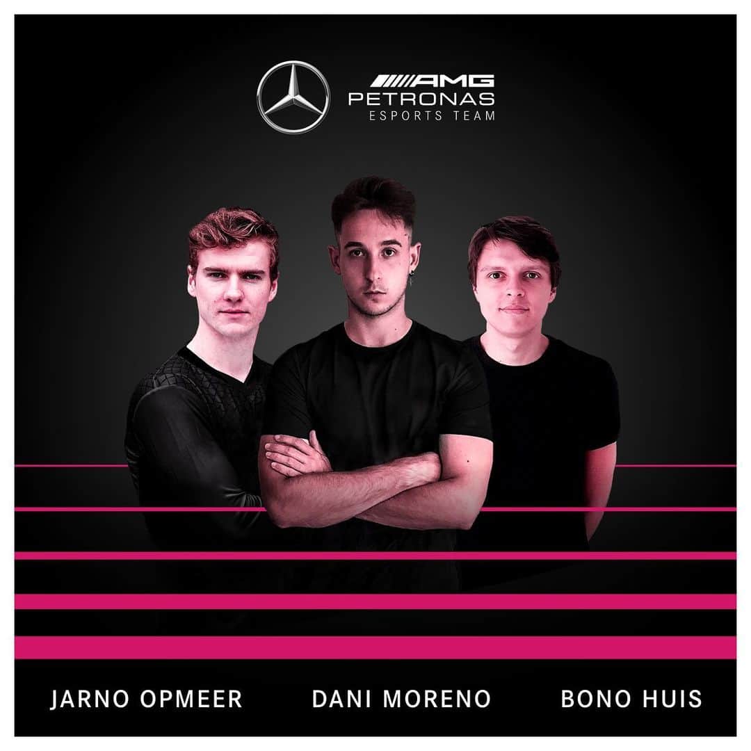 MERCEDES AMG PETRONASさんのインスタグラム写真 - (MERCEDES AMG PETRONASInstagram)「✍️ @jarnoopmeer, @danimg09 and @bonohuis to race for the Mercedes-AMG Petronas Esports Team in 2021! 🎮  Join us in welcoming Jarno and Dani to the Team. ❤️ Bono is back for a second season of esports action 🙏」1月26日 21時26分 - mercedesamgf1