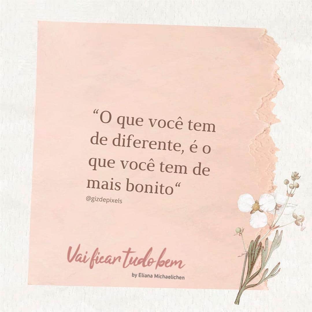 Eliana Michaelichin Bezerraのインスタグラム：「Não se importe com comentários maldosos. Ou pelo menos tente não se incomodar. Ninguém é igual a ninguém e aí está a beleza da vida. Bom dia!!! #vaificartudobem」