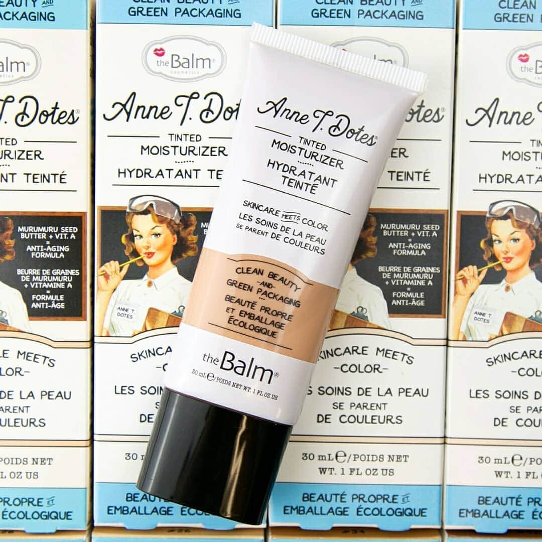 the Balmさんのインスタグラム写真 - (the BalmInstagram)「Anne T. Dotes Tinted Moisturizer👉👉 Clean ingredients. Recyclable packaging. Lightweight feel with medium coverage.  YES please! 🙏」1月26日 23時42分 - thebalm