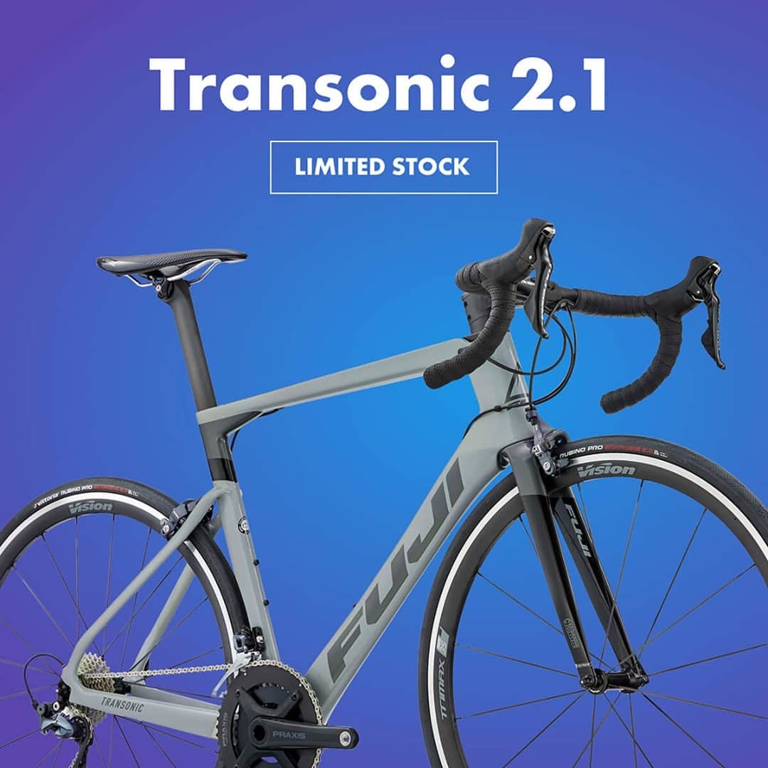 Fuji Bikesさんのインスタグラム写真 - (Fuji BikesInstagram)「The Transonic 2.1 Rim has the aero frame of the Transonic that you loved coupled with mechanical Shimano rim brakes for confident stopping and descending. A few are available in the US right now to buy online and pick up in store. Act fast! Link in bio.   #roadcycling #cyclingroad #roadcyclingpics #roadcyclinglove」1月26日 23時46分 - fujibikes