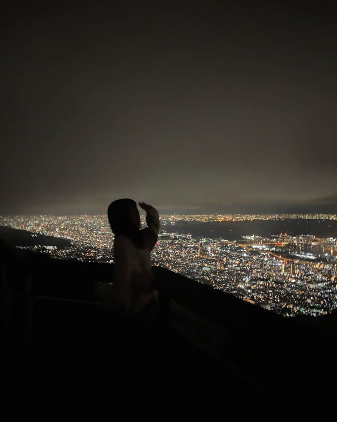のインスタグラム：「いつかの夜景ですっ🌃 凄く綺麗だったなぁ、」