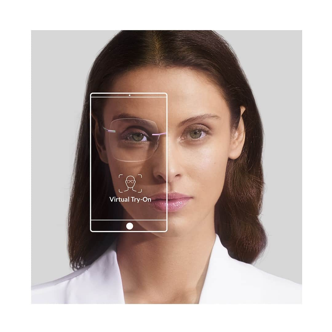 シルエットのインスタグラム：「Experience our stunning minimalist eyewear with Virtual Try-On. Our new, innovative service allows you to explore your favorite collections virtually for the first time. ⁠ Read the step-by-step guide to the new service on the blog, follow the link in bio. ⁠ .⁠ .⁠ .⁠ #silhouetteeyewear #tryitwearitloveit #eyeweardesign #luxuryeyewear #fashioneyewear #opticalframes」