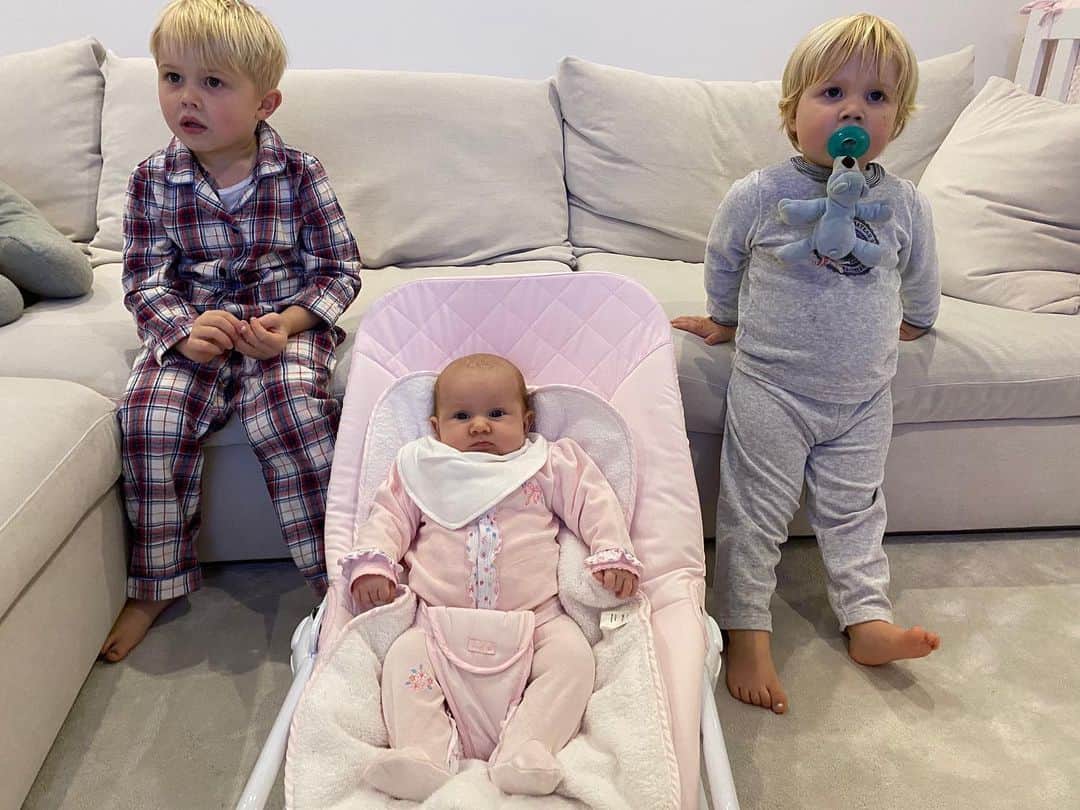 ケヴィン・デ・ブライネのインスタグラム：「My little dreamteam😍 @lacroixmichele」