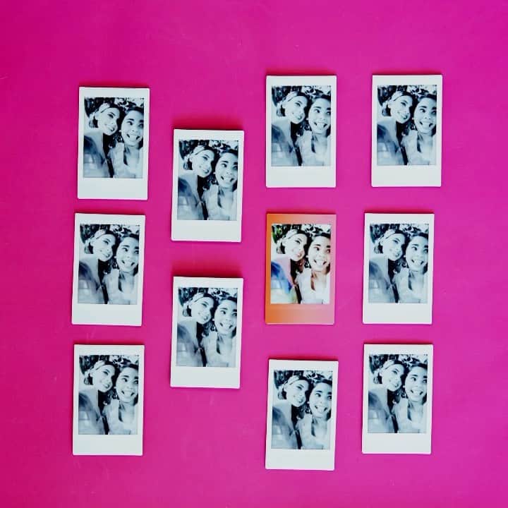 Fujifilm Instax North Americaのインスタグラム：「Good friends are hard to find 💖💞 tag your besties below 😊👇⁠ .⁠ .⁠ .⁠ #dontjusttakegive⁠ #givehappiness⁠ #minifilm」