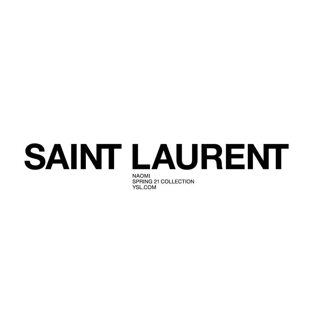 サンローランさんのインスタグラム写真 - (サンローランInstagram)「Naomi - Spring 21 by Anthony Vaccarello  #YSL #SaintLaurent #YvesSaintLaurent #YSL37 #AnthonyVaccarello」1月27日 2時00分 - ysl