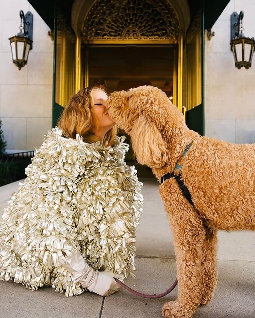 Marc Jacobsのインスタグラム：「Helga Hitko wears RUNWAY FALL 2020 MARC JACOBS for @HarpersBazaar_RU  Photographed by @NatalieKogan Styled by @Sunzhique」