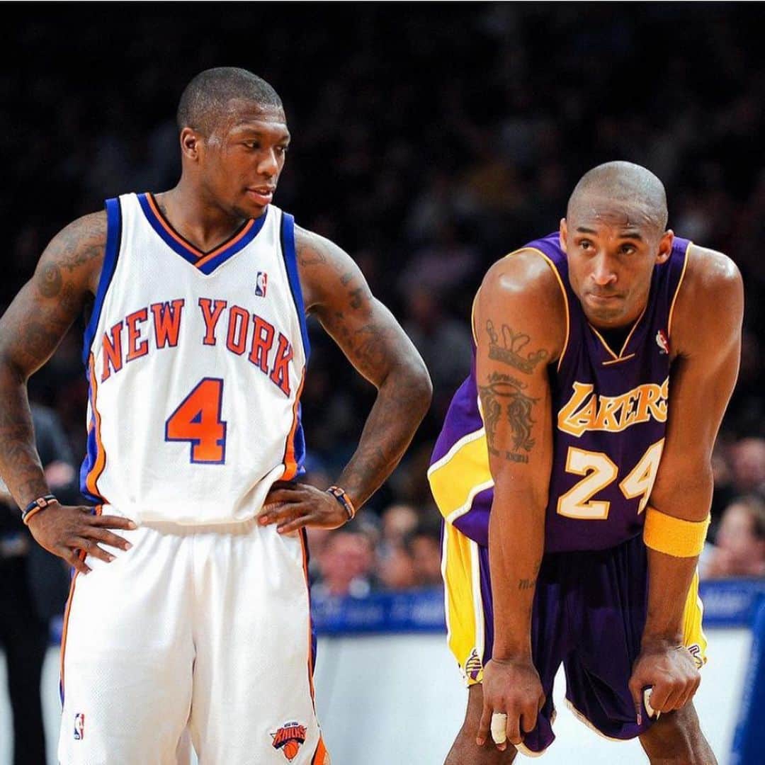 ネイト・ロビンソンのインスタグラム：「@kobebryant 🐍 Missing you bro, may your legacy live on forever. It will always be an honor. #8 #24 #2 #holdat #ripBean&GIGI」