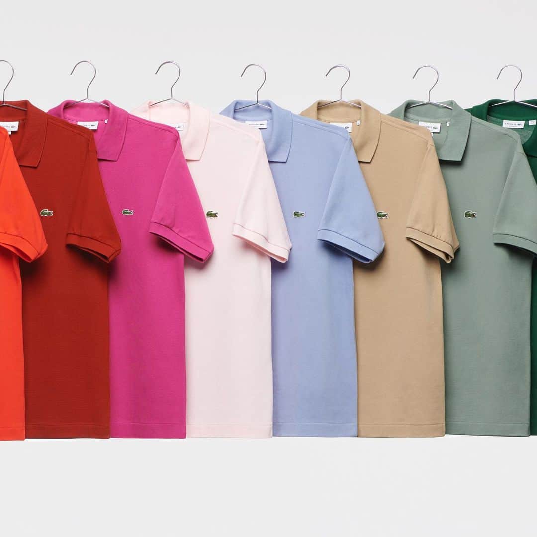 Lacosteさんのインスタグラム写真 - (LacosteInstagram)「More than 100 unique colors, infinite personalities. Which are yours? #BehindThePolo #Lacoste」1月27日 3時08分 - lacoste