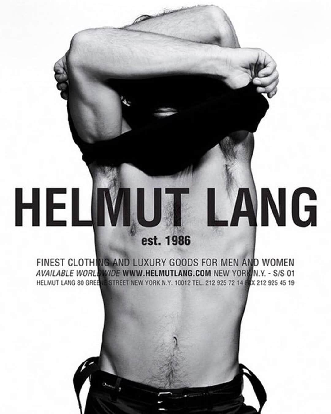 エルエヌシーシーのインスタグラム：「LN-CC Inspiration: Helmut Lang SS01. #Archive」