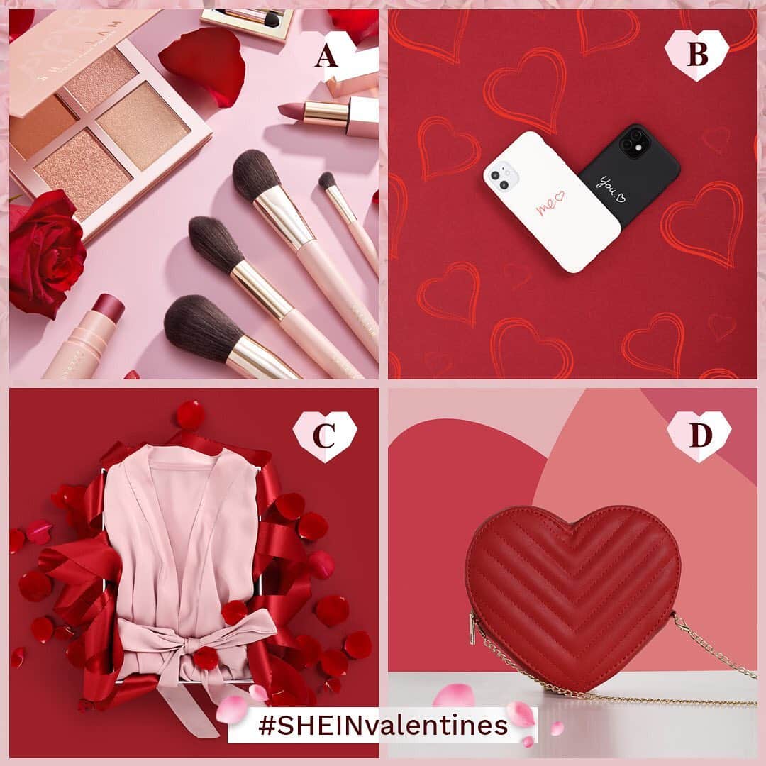 SHEINさんのインスタグラム写真 - (SHEINInstagram)「Valentine's Day is coming up soon, and whether you're spending the day with a significant other, family, or friends, SHEIN has you covered! 💗🌹  To help you prepare, we're giving away $4,000 in SHEIN gift codes so you can spoil your special someone(s)! Let us know your thoughts each week for a chance to WIN BIG! 🛍✨  HOW TO ENTER: 💘 1. Follow @SHEINofficial and like this post 💘 2. Tell us your favorite gift (A/B/C/D), repost it, & tag #SHEINvalentines  💖 Prizes: 20 winners will be selected each week to win a $50 gift code. Winners will be announced on 1.15/1.22/1.29/2.5 via our Instagram story!  👉 Please Note:⁣ 1. Your accounts need to be public so that we could see your entries.⁣ 2. The gift code needs to have an email address registered to a SHEIN account. Multiple winners with the same address would be treated as one winner with one gift code. 3. SHEIN reserves the right to final interpretation.⁠」1月27日 4時07分 - sheinofficial