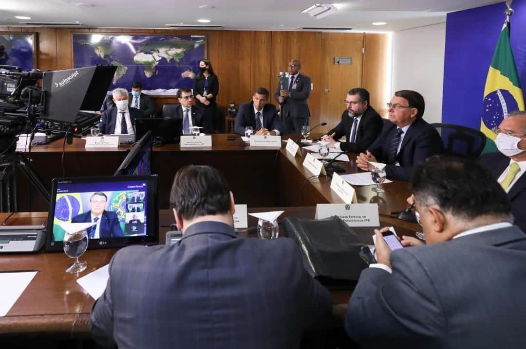 ジルマ・ルセフさんのインスタグラム写真 - (ジルマ・ルセフInstagram)「O  Presidente Jair Bolsonaro participou da Conferência de Investimentos na América Latina, promovida pelo banco Credit Suisse. O evento com investidores aconteceu na manhã desta terça-feira (26), por videoconferência.  Fotos: Marcos Corrêa/PR」1月27日 5時03分 - presidenciadobrasil