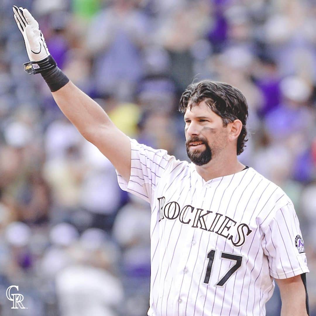 コロラド・ロッキーズのインスタグラム：「16.5% ‪→‬ 29.2% →‬ 44.9% ‪→‬ #HeltonHOF made another big jump in @baseballhall voting. Gotta keep the momentum going!」