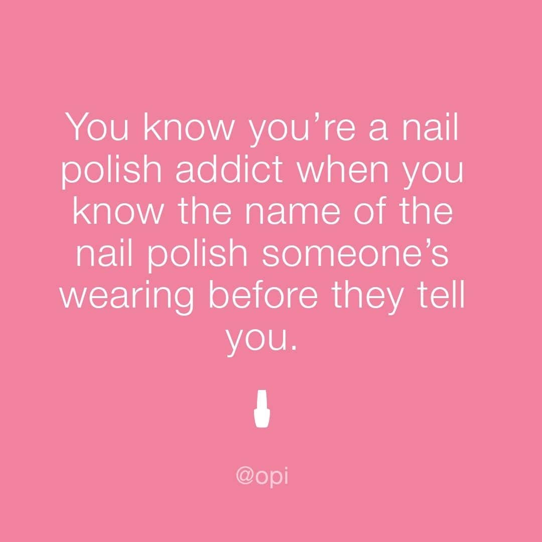 OPIさんのインスタグラム写真 - (OPIInstagram)「What shade can you spot a mile away?! 👀  #ColorIsTheAnswer #OPIObsessed #Nails #NailSwag #Funny #NailQuote #Meme #NailPolish⁠ #NailTech #Relatable #Mani #Manicure #Color」1月27日 9時08分 - opi