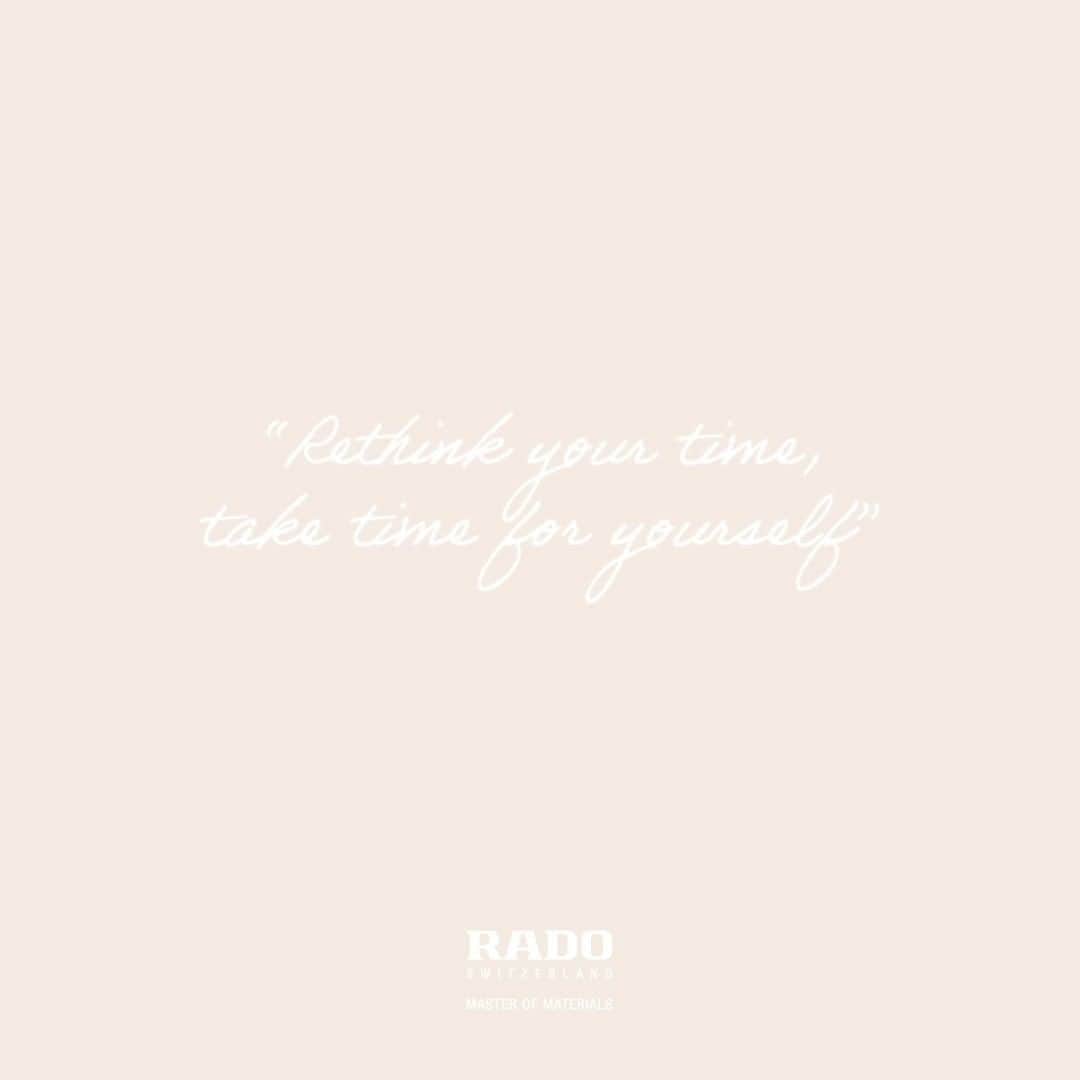 のインスタグラム：「The new True Thinline Stillness is a reminder to take time for yourself and stop the rush. @lidewijedelkoort #RadoTrueThinlineStillness #RadoxLiEdelkoort #Feelit」