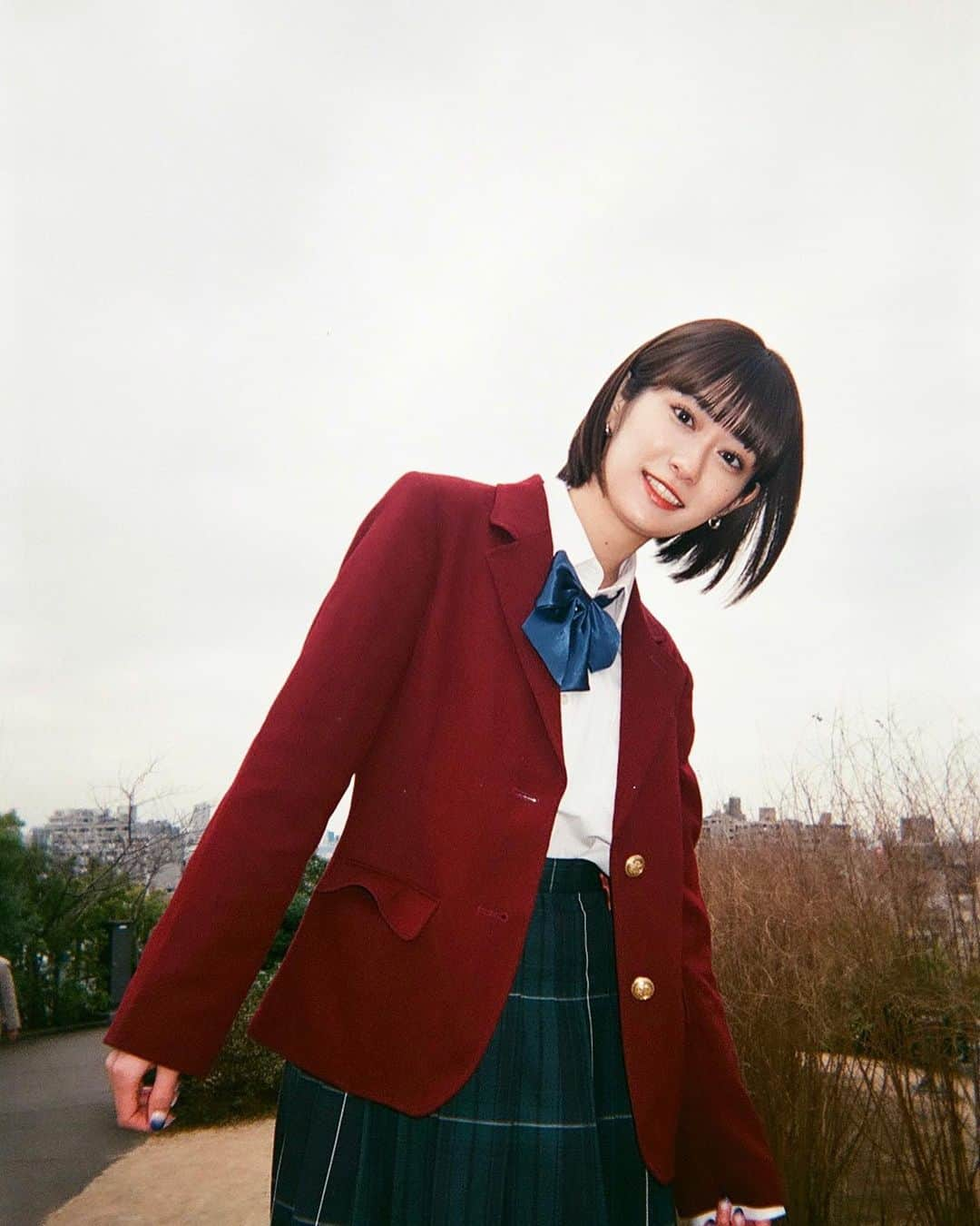 広瀬ちひろさんのインスタグラム写真 - (広瀬ちひろInstagram)「【1996年生まれ24歳、学生服にテンションが上がる】」1月27日 19時49分 - chi_hirose