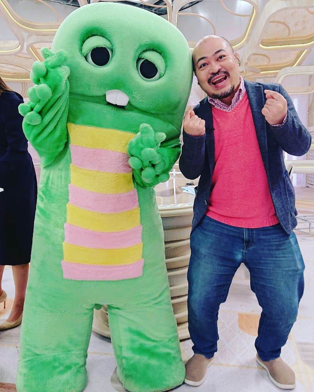 原田曜平さんのインスタグラム写真 - (原田曜平Instagram)「ガチャピン、大好き❤」1月27日 19時44分 - yohei.harada_official