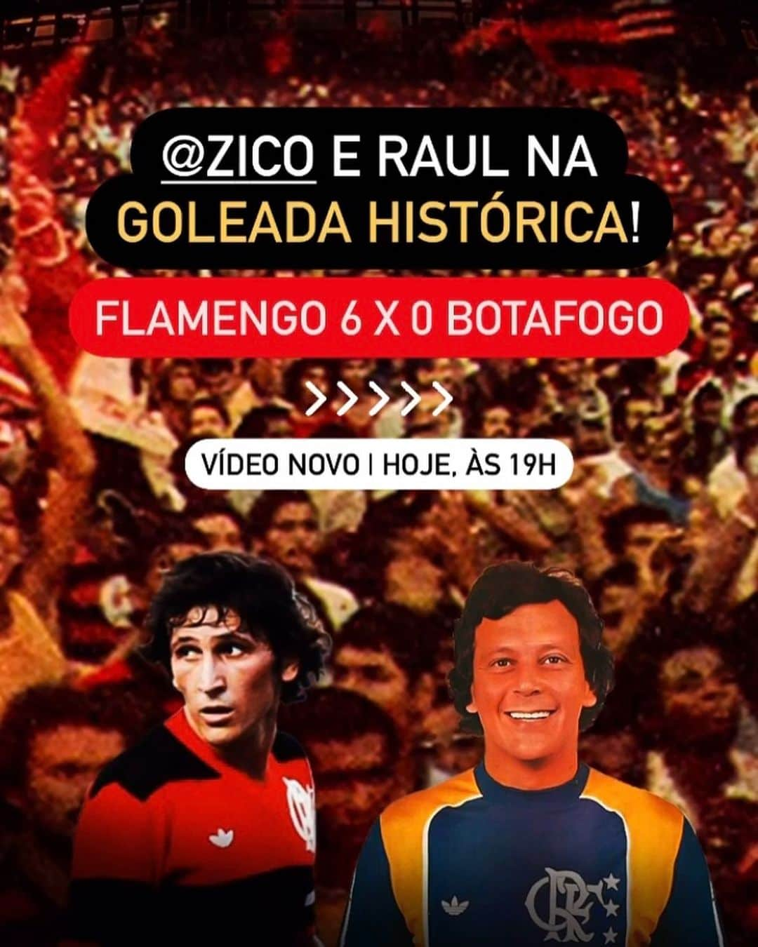 ジーコさんのインスタグラム写真 - (ジーコInstagram)「Ja no Canal Zico 10 no Youtube os melhores momentos do jogo inesquecivel Flamengo 6x0 Botafogo. Confere la」1月27日 19時51分 - zico