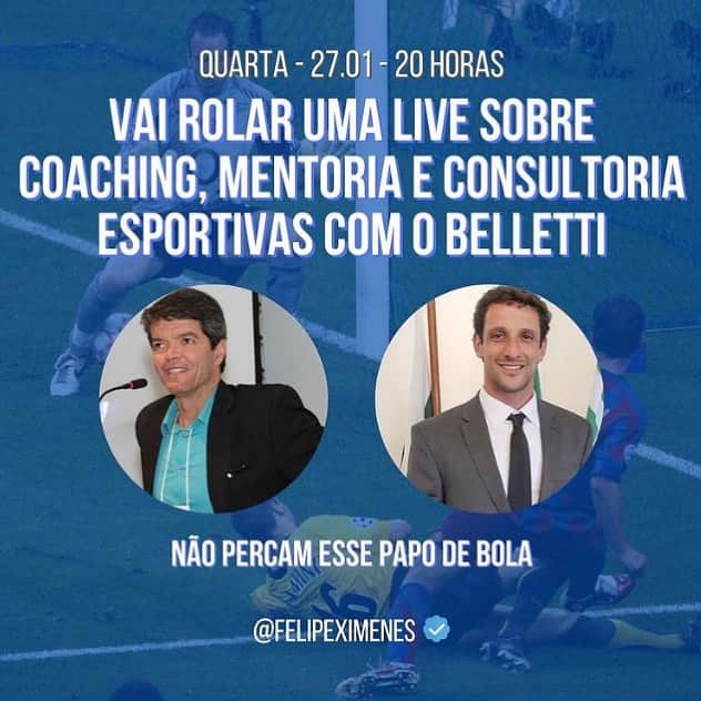 ジュリアーノ・ベレッチのインスタグラム：「Hoje tem uma conversa muito interessante com o monstro @felipeximenes sobre um dos assuntos mais comentados do momento. Não percam. #belletti #forever #futebol #gestão」