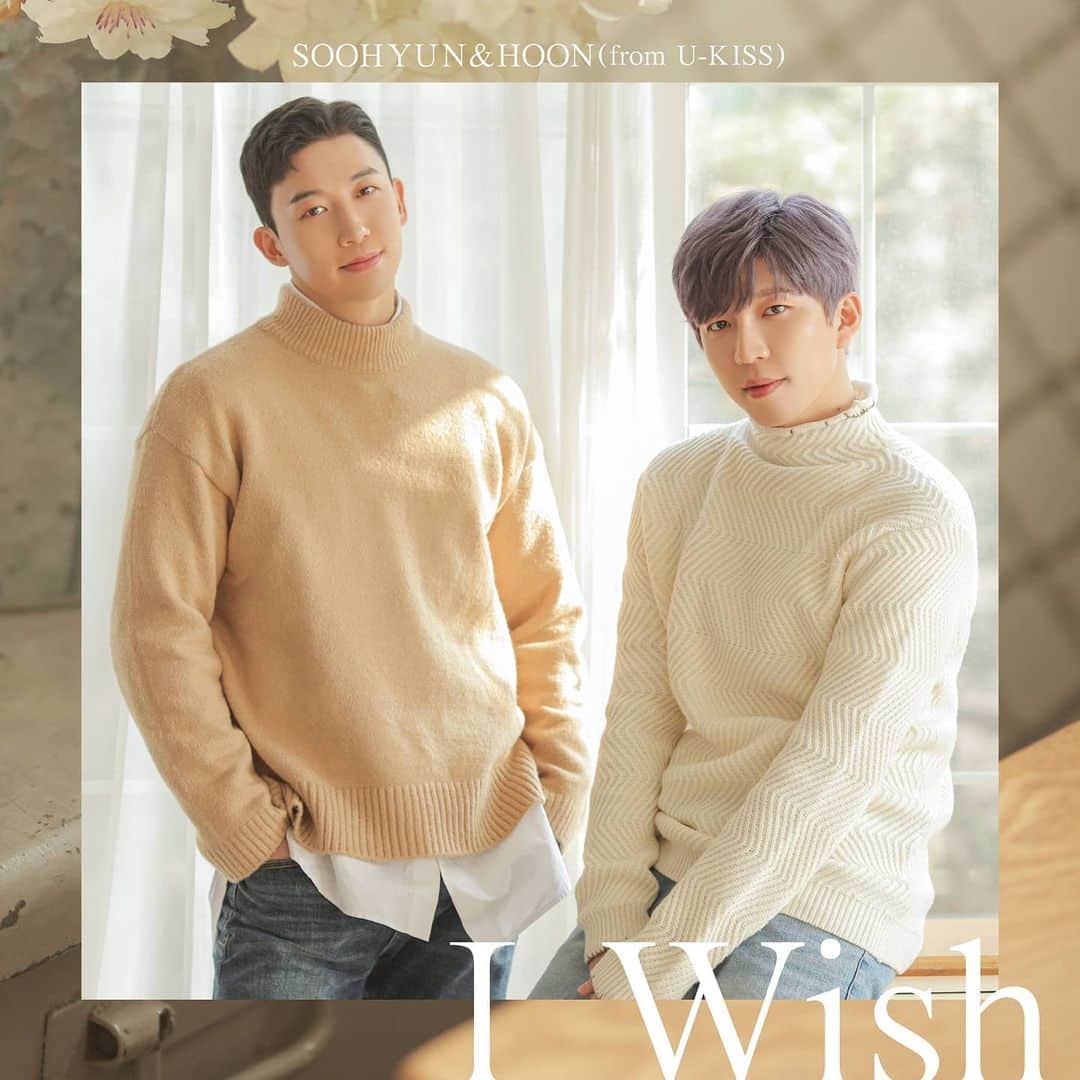 U-KISS（ユーキス）のインスタグラム：「[#유키스] 수현&훈 (From. U-KISS)의 신곡 촬영장 비하인드를 아래 링크를 통해  만나보세요!  [지니 매거진] 영원한 OPPA 그룹 유키스 '수현 & 훈'의 듀엣곡 [I Wish] M/V 촬영 비하인드 👉https://www.genie.co.kr/magazine/subMain?ctid=1&mgz_seq=9706  [벅스 주간핫이슈] 수현&훈 (From.U-KISS) - 수현과 훈, 유닛으로 돌아온 '유키스' 자켓 촬영 비하인드 공개 👉https://music.bugs.co.kr/musicpost/HREMQ9DBSAIKW0L6PXTP?&page=1&sort=new  #UKISS #I_Wish  #SOOHYUN #수현 #HOON #훈」