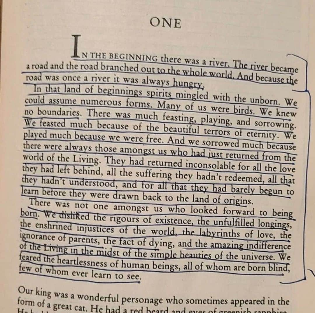 ジェニファー・ビールスさんのインスタグラム写真 - (ジェニファー・ビールスInstagram)「How is it that I have never seen this book? Even this one paragraph rings throughout every cell in my body. Book is #TheFamishedRoad by #BenOkri 🙏🏼 @victoriamahoney for posting」1月27日 11時37分 - thejenniferbeals