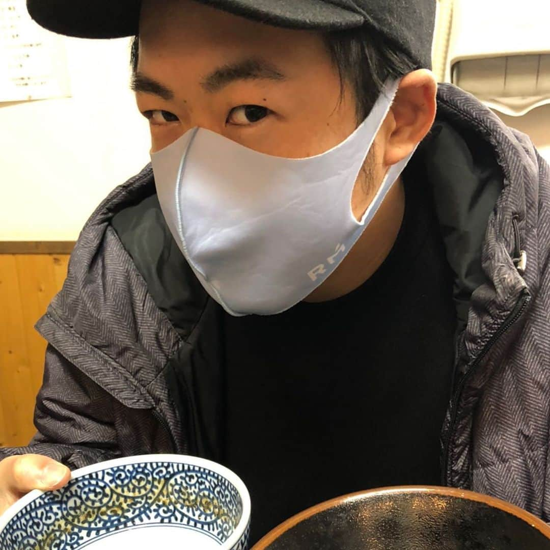 新山大さんのインスタグラム写真 - (新山大Instagram)「うんめえ！最高！飲み干す！ 食べ終わった瞬間にもうまた食べたくなっている。 おそろしいつけ麺だ！ ご馳走様でした😋 #えん藤 #八戸 #つけ麺 #八戸ランチ #二月は煮干し専門店になるそうです #気になる #行ってみよう #麺スタグラム」1月27日 12時48分 - dai_niiyama