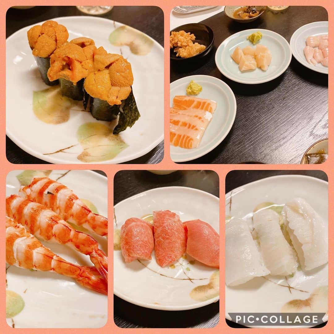 大谷咲子さんのインスタグラム写真 - (大谷咲子Instagram)「先日 #鮨ほり川  さんに行きました✨ 今年唯一の新年会です😘 選べるお刺身🥰えんがわのしゃぶしゃぶがとろけました… お任せで出てくるお寿司も全て美味しくて、せとか(おみかん)のお寿司も…！ワサビと合うんだ〜ってびっくりでした😍 ウニ…😘😘😘 時短じゃなければ、気を使わなくて良くなったら、もっとたくさん追加もしたいなと思いました。  小学生からの幼馴染と、東京にきて10年来の友人。 2人が仲良くなってくれて3人で会えることがとってもうれしいです。 これからもよろしくお願いします🥺」1月27日 13時18分 - sakiton69