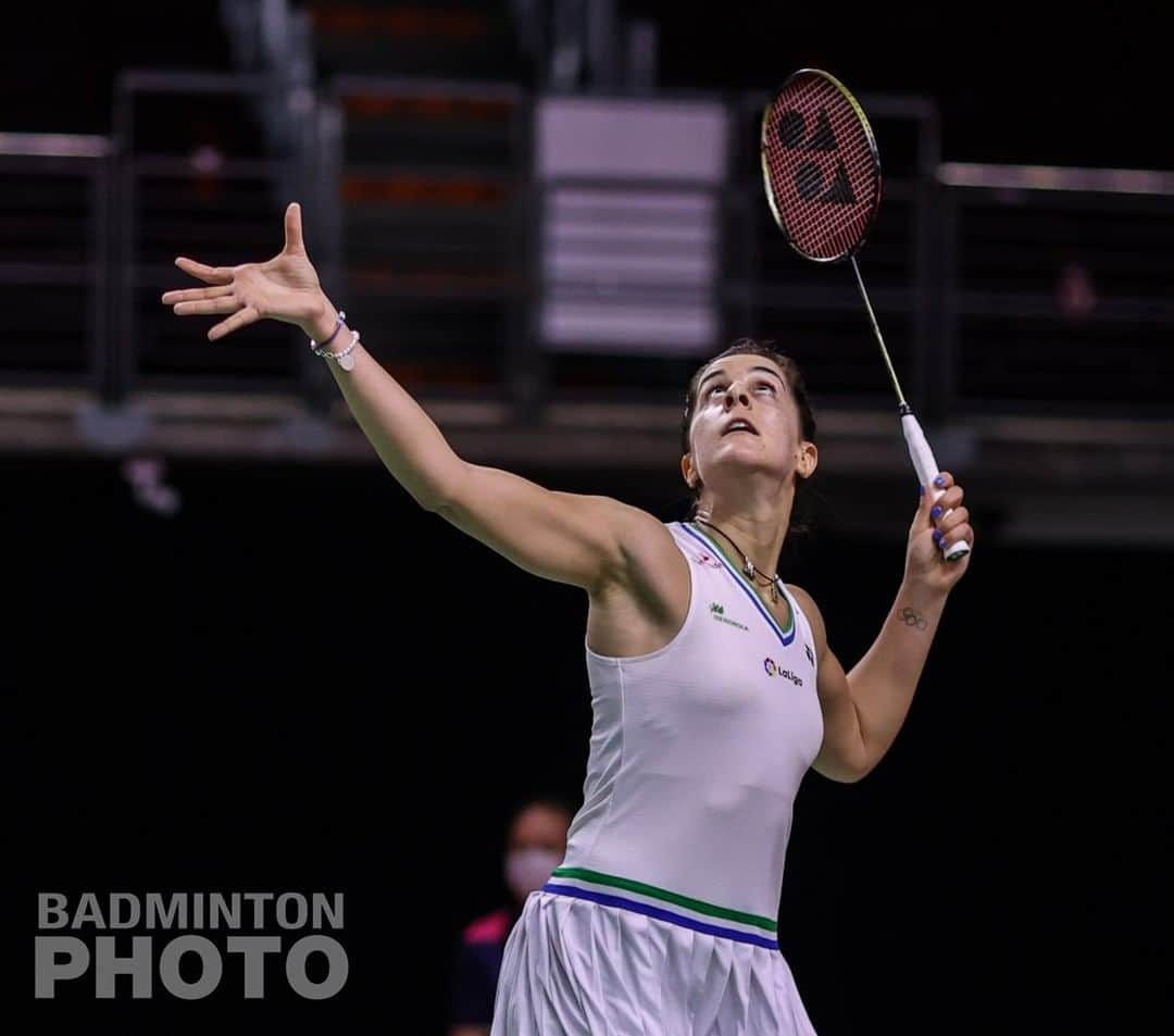 キャロリーナ・マリンさんのインスタグラム写真 - (キャロリーナ・マリンInstagram)「First victory in the group stage 💪  Primera victoria en la fase de grupos 🏸  🔜🆚 @michelleli   #PuedoPorquePiensoQuePuedo #BWFWorldTourFinals #CourtsAreCalling」1月27日 20時27分 - carolinamarin